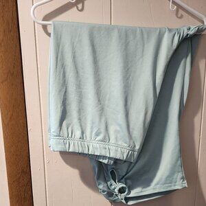 Mint Green Activewear Pants 4XL Lightweight Joggers Stretch Athletic Lounge Pant